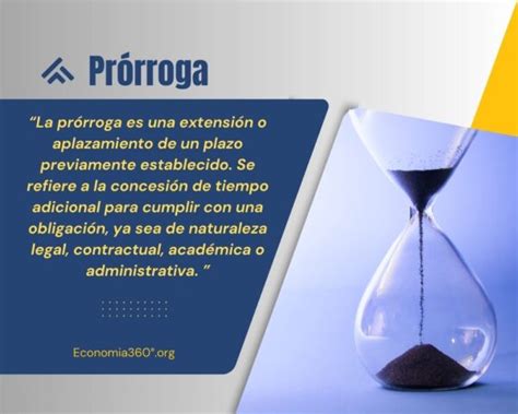 Prórroga .